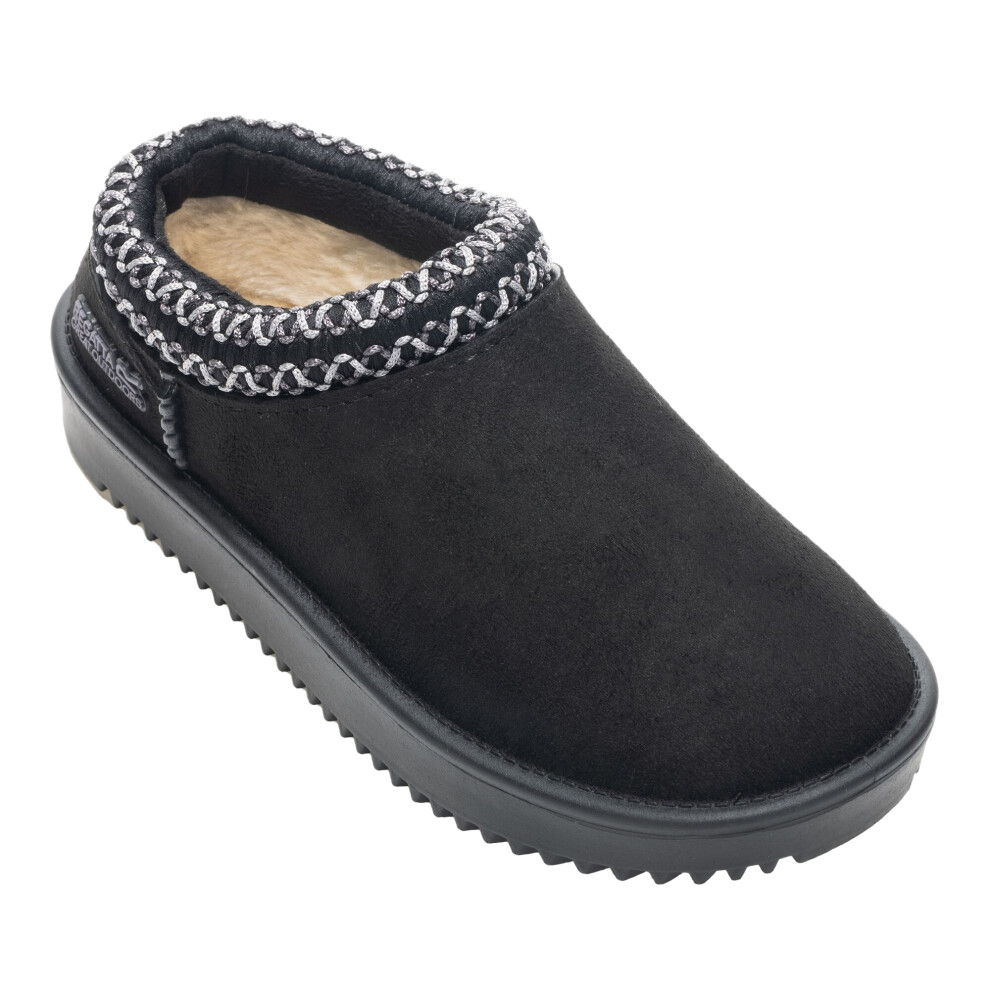 Regatta (2 Uk, Black) Childrens/Kids Risley Waterproof Mules