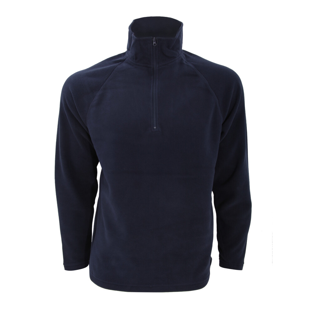 Result (S, Navy Blue) Mens Core Micron Anti-Pill Fleece Top