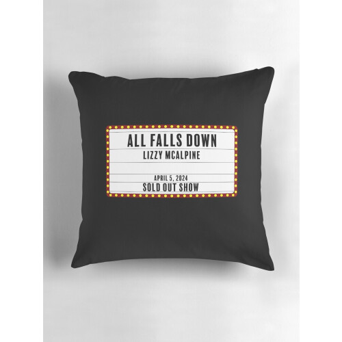 Capas de almofada AIVO All Falls Down Lizzy McAlpine Lyrics, capas para almofadas de sofá, polegadas, dois lados 2