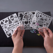 Plantilla de pintura con regla de encaje con temática de caja explosiva XHLQCBL, álbum de regalo sorpresa, juguete de arte graffiti para niños,