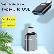 SUSUchens OTG Adapter Plug Play Mini Aluminum Alloy Type-C to USB3.0Converter for Mouse