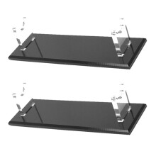 2X Acrylic Lightsaber Stand Display Decorative Sword Holder Rack for the on Desktop A