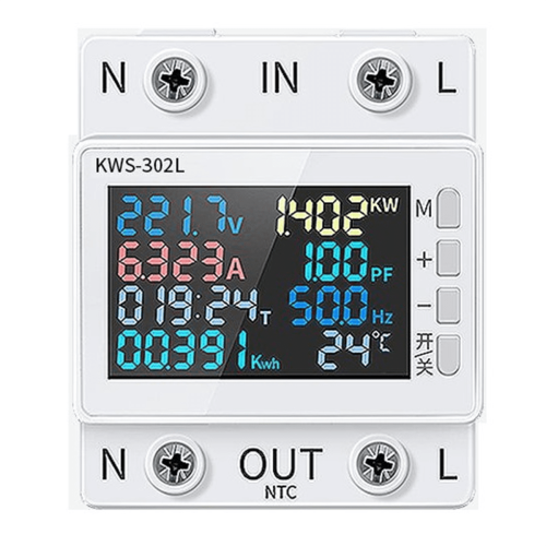 KWS-302L Power Meter over Under Voltage Protector Switch