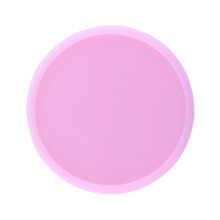 XIUH Kökstillbehör, Köksredskap Lysande Silikon Isolerad Kaffe Placera Underlägg Knappunderlägg Kopp Glas Dryckesunderlägg (Rosa)