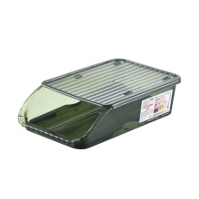 YOBOLK2-Layer Αυτόματη κυλιόμενη θήκη αυγών για ψυγείο - Διαφανές πλαστικό δοχείο