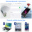 Αγοράστε κάτω από $10 Έξυπνη λάμπα LED με ηχείο Bluetooth, λάμπα αλλαγής χρώματος E27RGB, 7