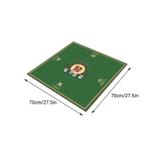 Kiplyki Mahjongmat met korting, inclusief 3 gratis dobbelstenen en draagtas. Antislip en geluidsdempende Mahjongtafelmat voor poker, kaart-, bord- en