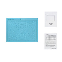 Schoolseizoen LCD-schrijftablet, 16 inch, tekenbord, kleuren, oplaadbaar, LCD, elektronisch handschrifttablet, blauw