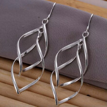 RSAMD piękny Fashion925Silver Śliczne kobiety ładny urok Kolczyki biżuteria ślubna