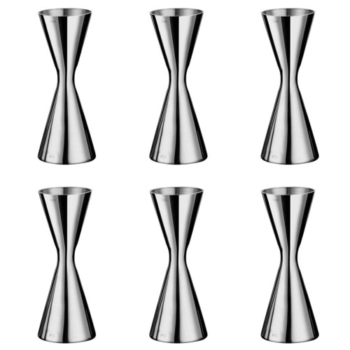 Doseur double en acier inoxydable 6X, 45 ml