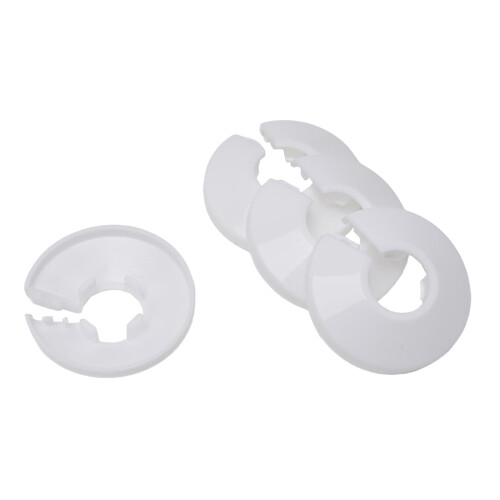 4pc15mm χρώμα ασημί ηλεκτρολυτικά επιμεταλλωμένα κολάρα σωλήνων καλοριφέρ κάλυμμα 1