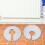 4pc15mm χρώμα ασημί ηλεκτρολυτικά επιμεταλλωμένα κολάρα σωλήνων καλοριφέρ κάλυμμα 4
