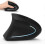 Mouse per mancini, mouse verticale ergonomico, mouse verticale ergonomico wireless USB per mancini, silenzioso - Nero 1