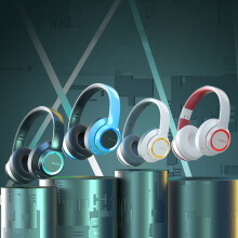 5.2 Bluetooth-Headset für Sportspiele mit sattem Bass, coolem LED-Lichteffekt, schweißresistent, faltbar und leicht zu verstauen – das perfekte