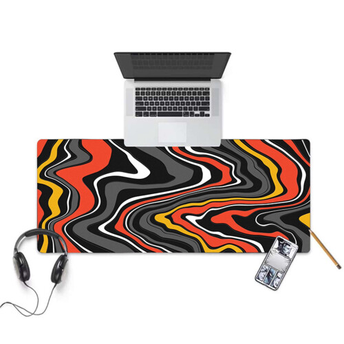 SUSUchens Mouse Pad Πυκνό Αντιολισθητικό Μεγάλο Αφηρημένο Χαλί Τέχνης Mousepad για 2