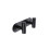 Double Robe Hook, Stainless Steel Bathroom Hook, Wall Mounted Towel Hook Black 1