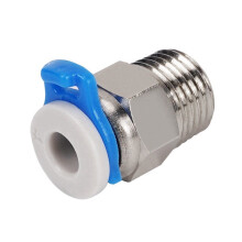 6 Pcs Pneumatic Connector JP4-01 Straight Air Fast Fittings 3D Printer Parts for V6 Extruder Thread M10