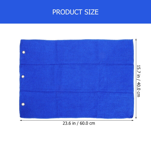 Πετσέτα καθαρισμού γκολφ 40*60cm 1 τεμάχιο μπλε πετσέτες μικροϊνών για γιόγκα, 1
