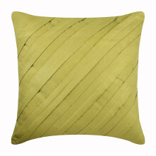 Sierkussenhoes voor de bank, geschikt voor appelgroene kussenslopen, 61 x 61 cm (24 x 24 inch) getextureerde kussensloop van imitatie suède met