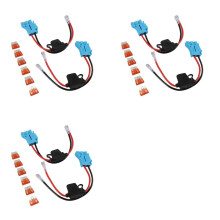 6Pack 12 AWG Ledningsnätskontakt Byte för Peg-Perego 12Volt SLA Batteriridning på Fordonskörleksaker med Säkring