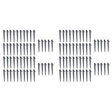 100Pcs Adjustable 8 Hole Spiked Dripper Gardening Sprinkler Irrigation Staked Emitters Garden Greenhouse Watering Device