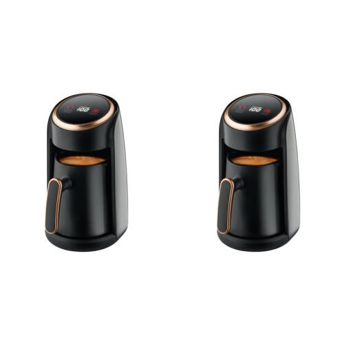 2X RAF Automatic Turkish Coffee Machine Electric Pot 600W Portable Turkish Coffee Maker EU Plug