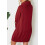 Robe Pull Tricot Femme Oversize Noël Chaud Rouge L 4