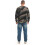 Pull Homme Hiver Polaire Épaisse Chaud Confortable Noir Vert L 5