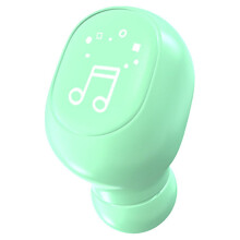 Gnobogi Kopfhörer, einzelner Ohrhörer, Bluetooth 5.0, kabelloses Headset mit Geräuschunterdrückung und Mikrofon, tragbar, Audio-Sonderangebot
