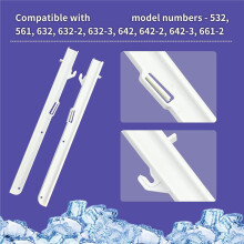 1 Pair Replacement Kit for Subzero Ice Bucket Slides - Left 7014649, Right 7014661