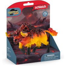 Schleich Eldrador Creatures - 7" Lava Bull Figurine - Fire Monster Figure for Boys and Girls for Imaginative Play - Ages 7+ | 42493