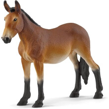 Schleich Farm World - Large 5" Mule Toy for Kids. Realistic, Hand-Painted Farm Animal Toys, Imaginative Learning for Children Ages 3+ 14887