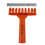 3X Olive Rake Heads 9-Tooth Rake Multipurpose Plastic Shovel Rake Olive Picking Rake Inner Diameter 2.5cm 3