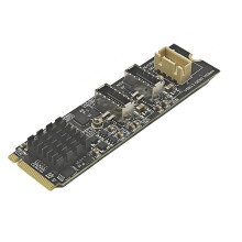 M.2 NVMe M-Key auf 2-Port USB-C Adapterkarte, M.2 M-Key NVMe auf Dual USB 3.2 10 Gbit/S Frontpanel-Erweiterungskarte