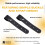 Sangles de Support de Piano, Sangles de Verrouillage pour Support de Clavier Électronique, Support de Ceinture de Fixation 6
