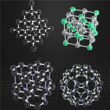 Geavanceerde Moleculaire Modelbouwset voor Organische en Anorganische Chemie, Leermiddelenset voor Het Onderwijs