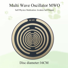 16 cm Lakhovsky Multi Wave Oscillator Schijf Decoratie Huisdecoratie Uniek Creatief MWO Verguld Energieschijf Zwart