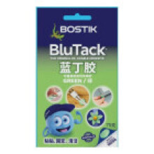(Green)Bostik Blue Tack Adesivo Riutilizzabile per Cornici e Decorazione Parete Con Rimozione Pulisci