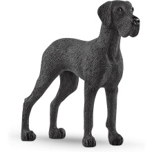 Schleich Farm World Great Dane Dog Figurine-Highly Detailed and Durable Animal Toy,Fun and Educational Play for Boys and Girls, Gift for Kids Ages 3+