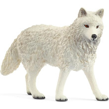 Schleich Wild Life - 3" Arctic Wolf Toy Figurine. Realistic Hand-Painted Hard Animal Toys for Boys and Girls. Kids and Toddlers Ages 3+ 14880