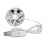 5PCS Input DC5V Color Gradient LED RGB Light Board White USB  Cable and Remote Control 38MM 6