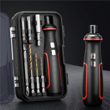 Parafusadeira Elétrica Recarregável Via USB de 3,6 V com Luz LED, Ferramenta Elétrica Sem Fio Multifuncional para Bricolagem e Uso Doméstico.