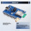 Long Range BLE 6.0 LoRaWAN Combo RF Module MX25LE02 LLCC68 NRF54L15 PCB Antenna Uart Wireless & RF Lora Module 2