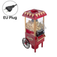 (EU 220V)Retro Style Fun Electric Popcorn Machine With Power Indicator For Kids Events And Buffs Movie