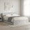 VidaXL vidaXL Bed Frame with Storage Concrete Grey 150 x 200 cm 1