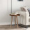 VidaXL vidaXL Table Top Dark Brown Ø 40 x 4 cm Solid Oak Wood 1