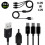 Cable divisor USB C WINDLAND, USB 2.0 tipo A macho a USB tipo C (USB-C) macho, cable de 1 a 3 5