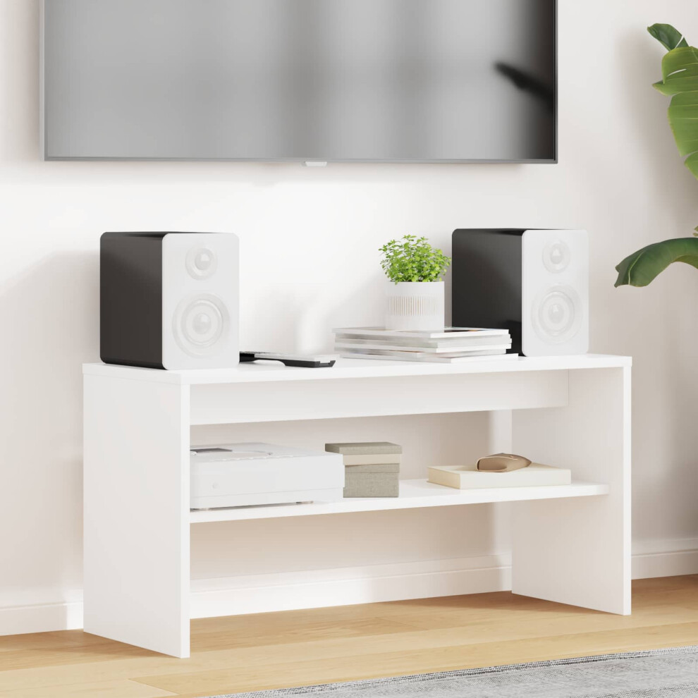 Vidaxl Tv Cabinet White 80 X 30 X 40 Cm Engineered Wood