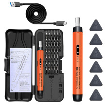 (TK-S001C) Electric Screwdriver Set Precision Power Tool Kit Rechargeable Wireless Mini Small Bits for Mobile Cell computer Repair