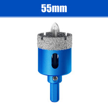 (55mm) 1 stücke 18-110 MM Diamant Beschichtete Bohrer Bits Set Keramik Fliesen Loch Sah mit position bohrer für Glas marmor Granit Stein